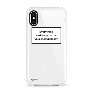 MENTAL HEALTH WARNING IPHONE CASE